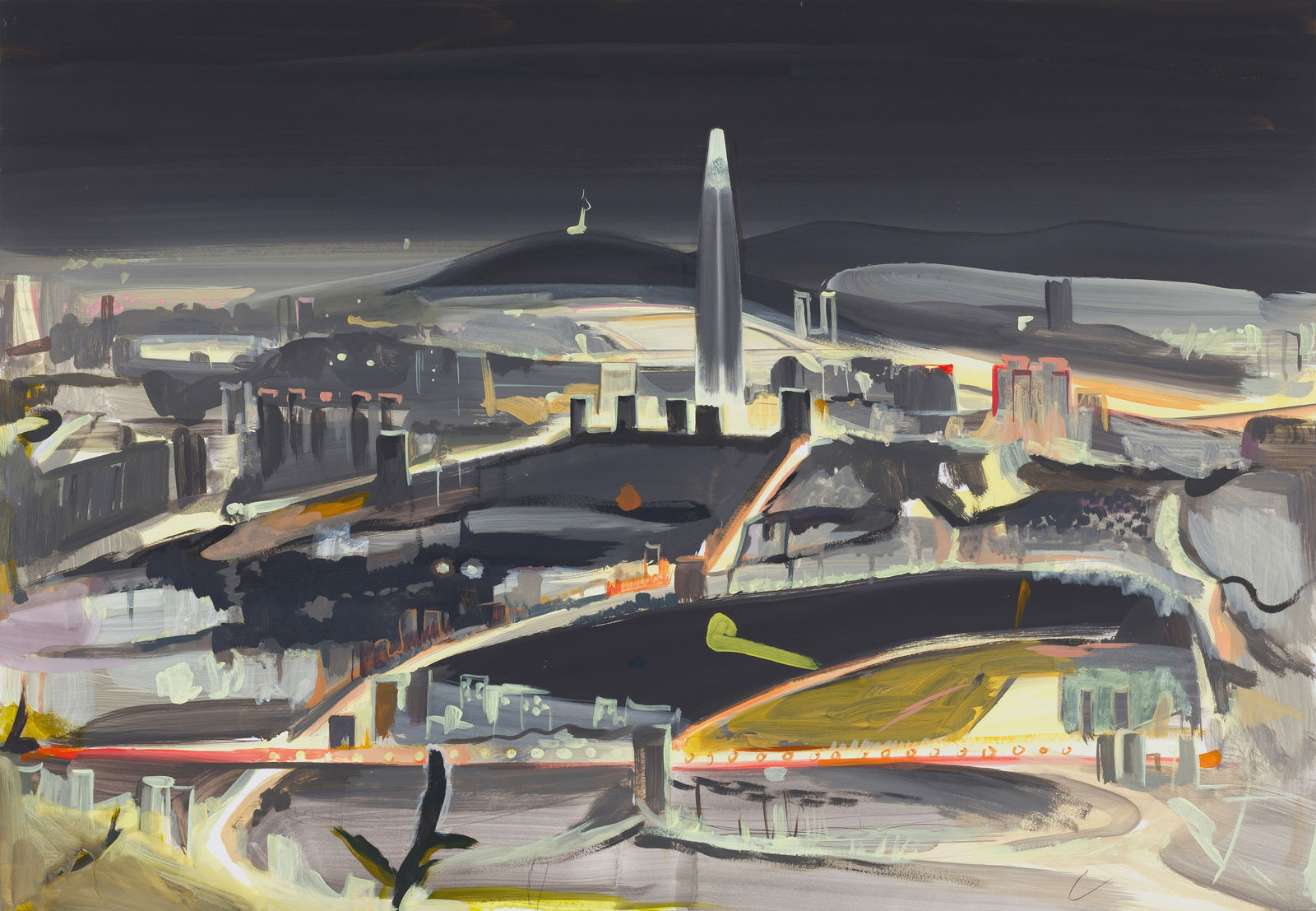 LEE Hoin, Namhansanseoung Nightscape, 2017