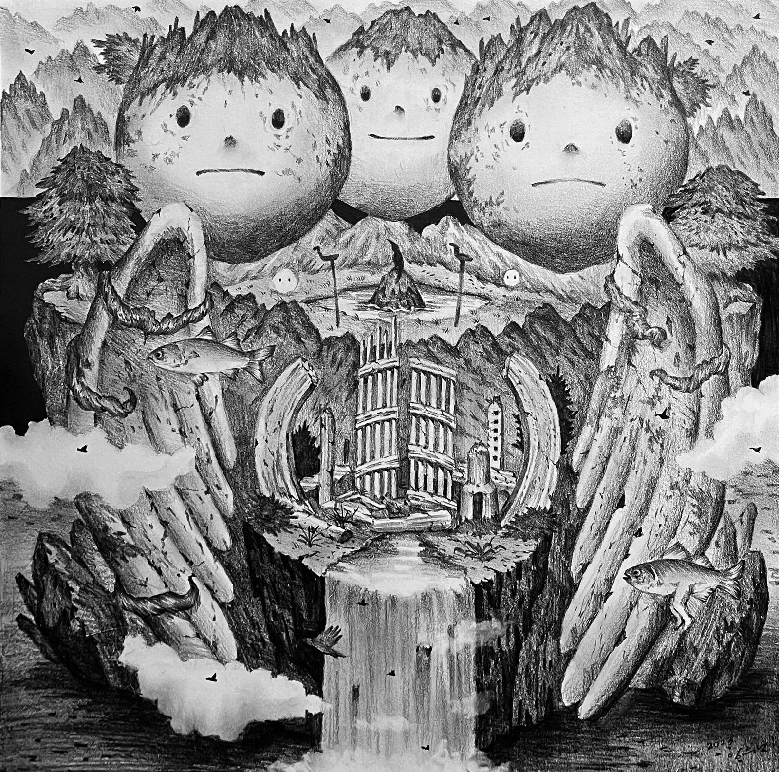 LIM Subeom, Three Perspectives of Viewing the World 세계를 바라보는 세 가지 시각, 2023