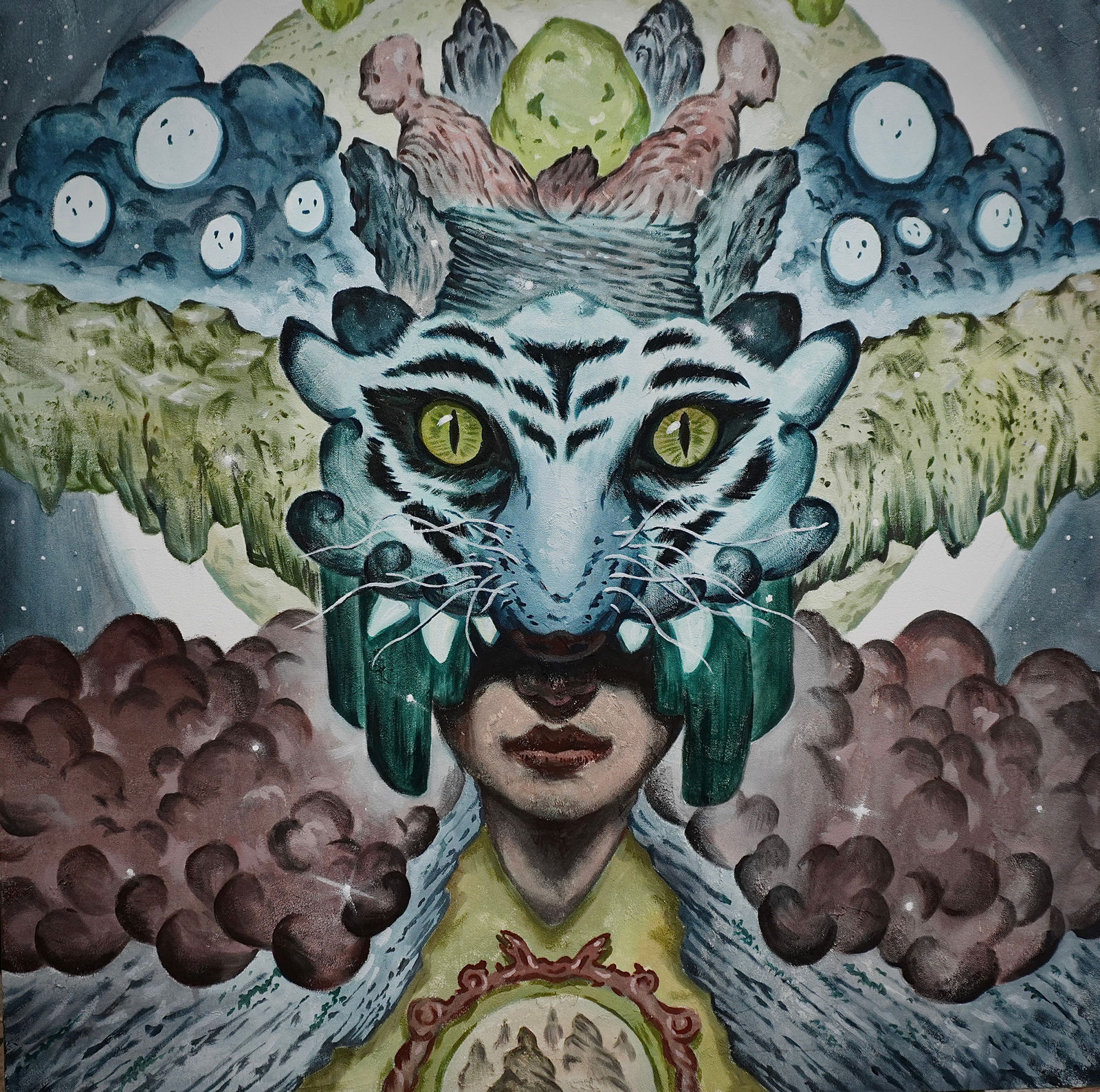 LIM Subeom, White Tiger on the Clouds 구름 위의 백호, 2025