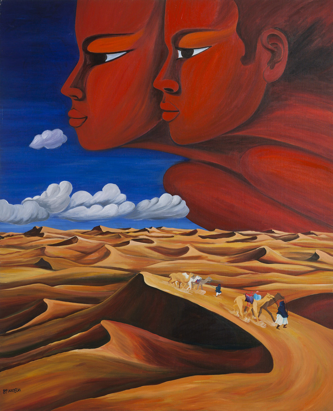 JUNG Kangja, The Sahara, 1989