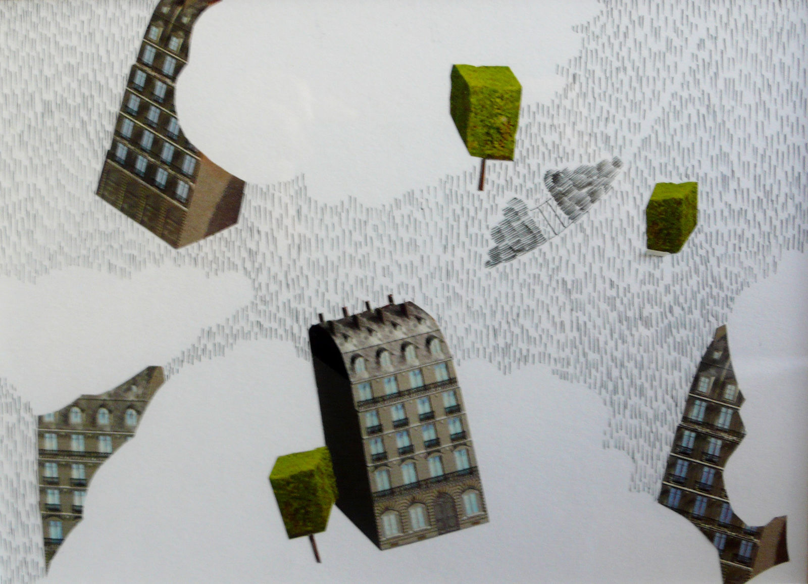 LI Fan, Above the Clouds I - 9 云上的日子 I - 9, 2000