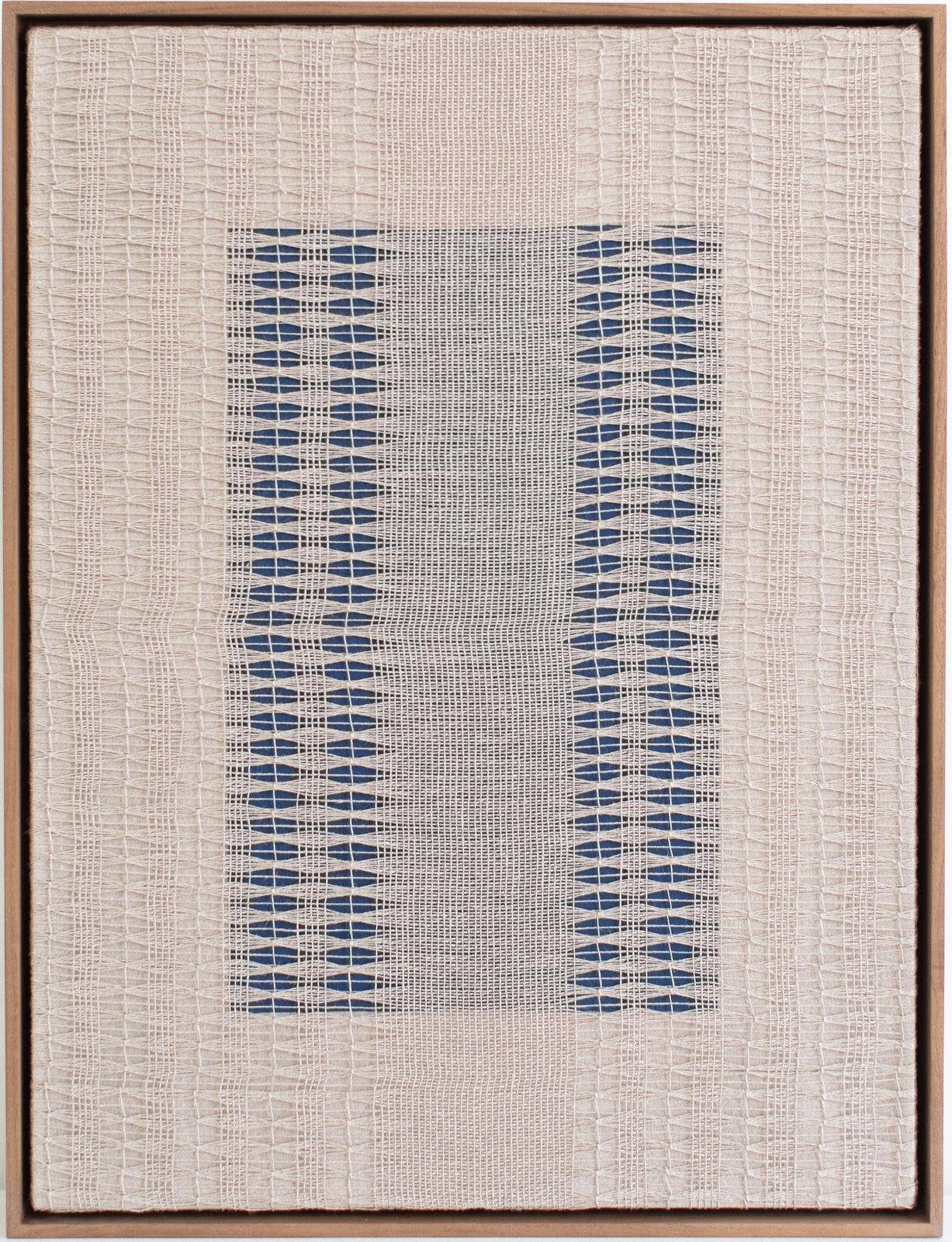 Rachel DuVall, Lace on Deep Blue, 2023