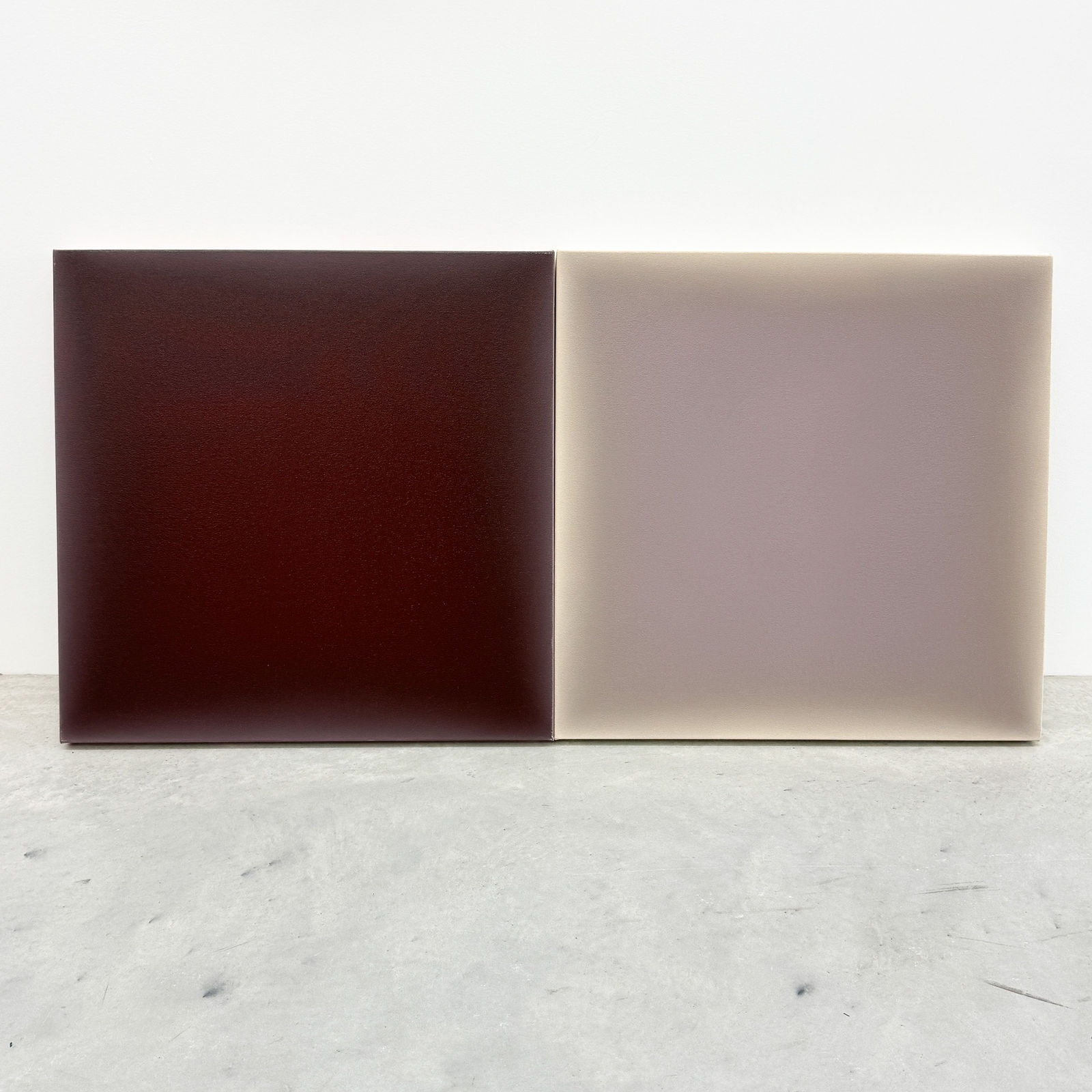 Gwen Hardie, 06.19.23, lavender on warm umber, 2023