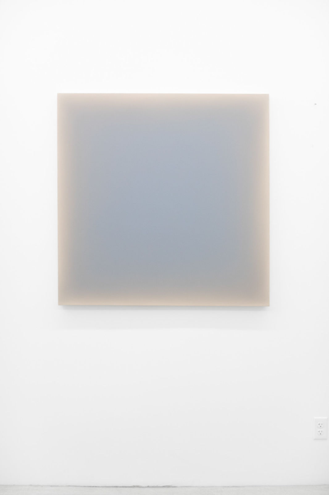 Gwen Hardie, 03.25.25, Cobalt Violet on Burnt Umber, 2025