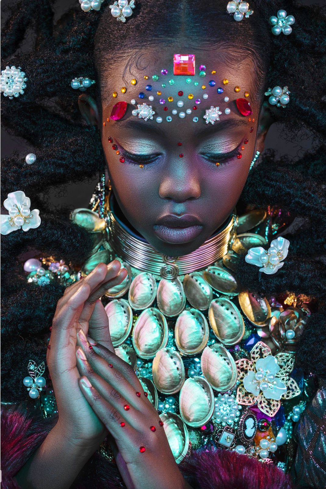 Regis and Kahran Bethencourt, Jeweled Tranquility, 2021