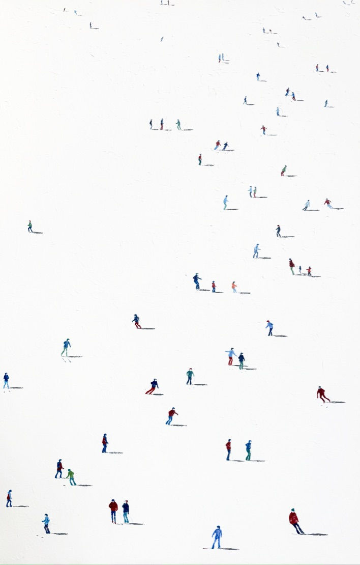 Eline de Jonge, Shadows on White – Large III, 2024