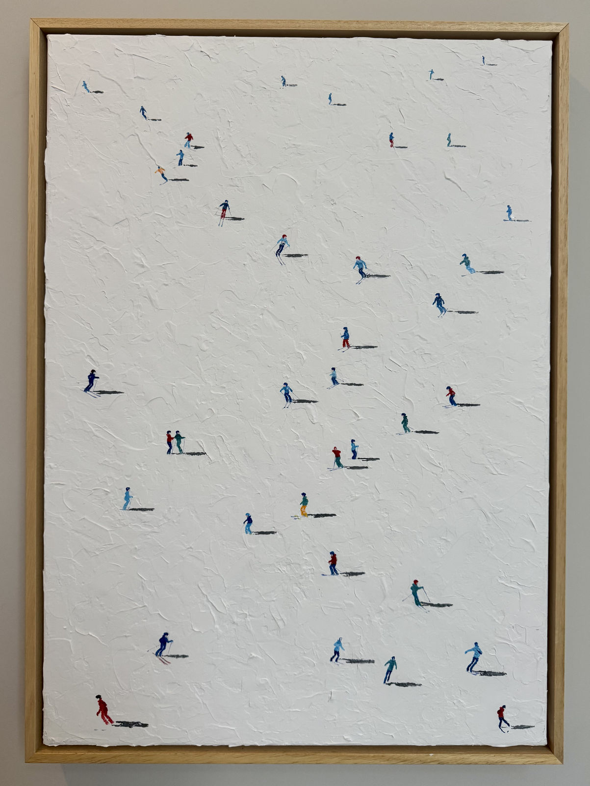 Eline de Jonge, Shadows on White - Slopes I