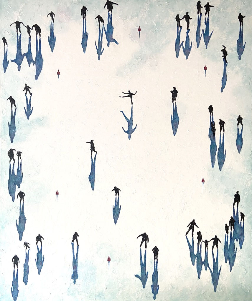 Eline de Jonge, Shadows Central Park - Winter Balance