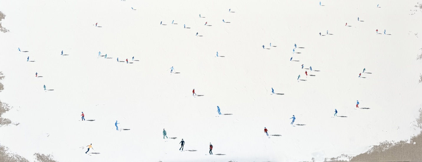 Eline de Jonge, Shadows on White – Panorama, 2023