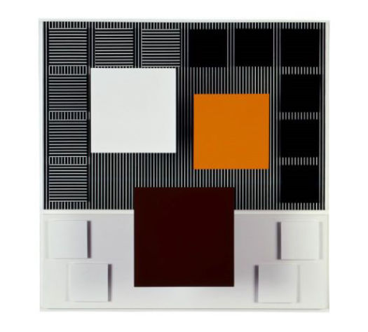 Jésus-Rafael Soto (1923-2005), 5 blancs, 2001