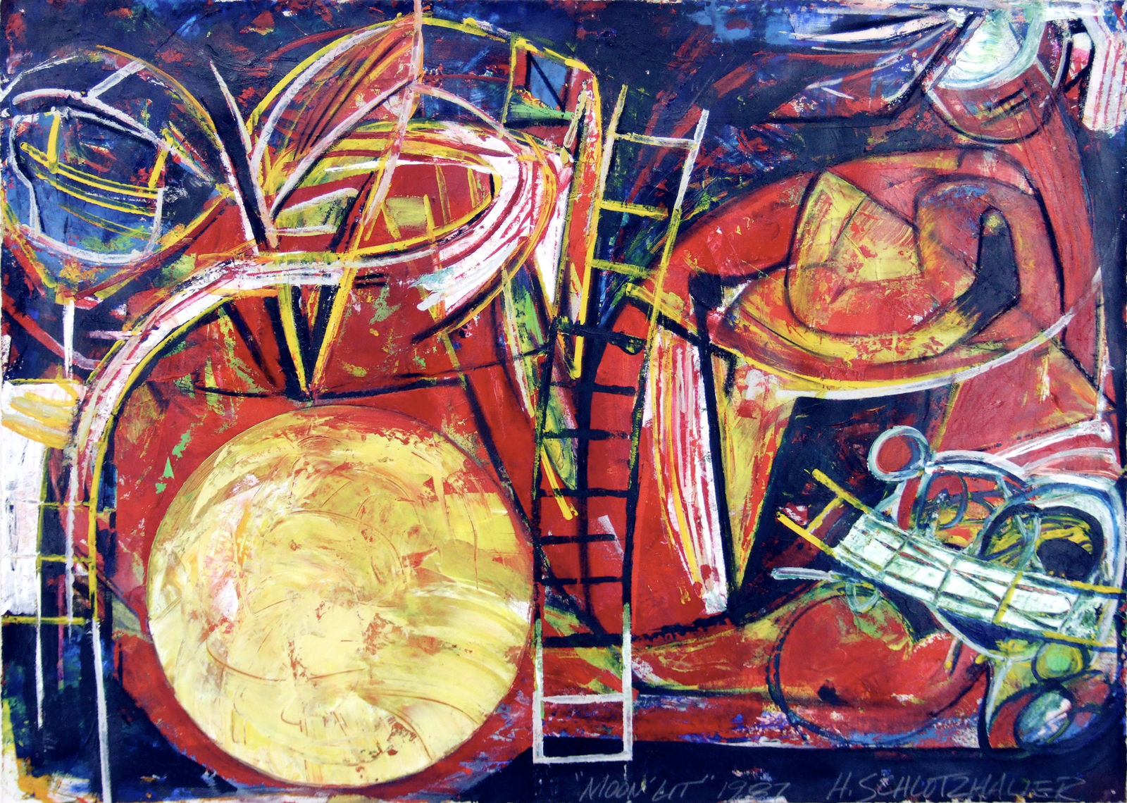 Harold Schlotzhauer, MOON LIT, 1987