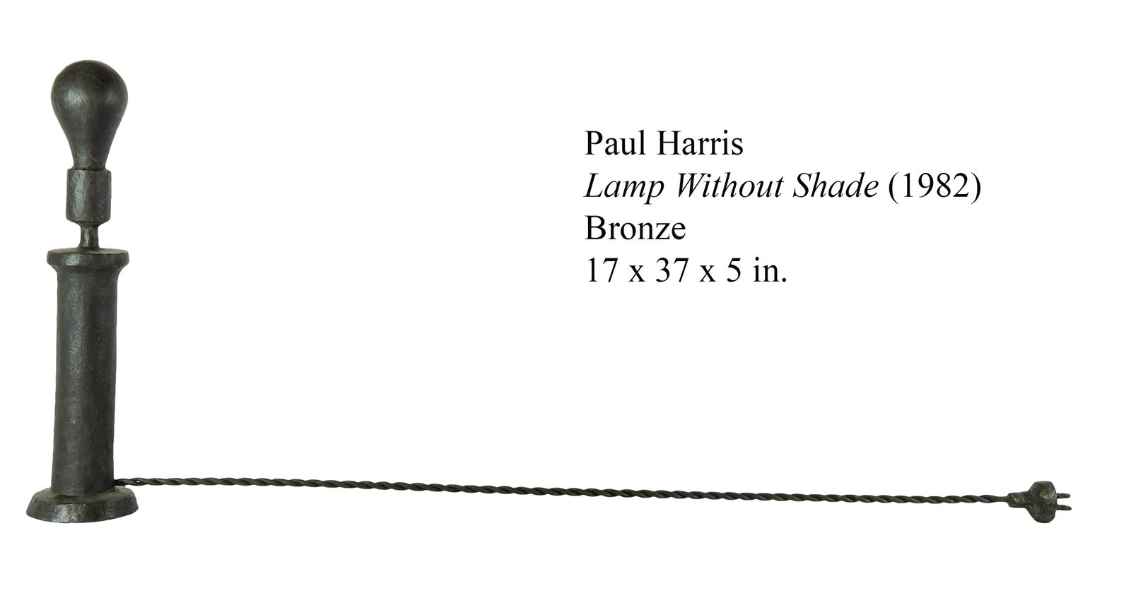 Paul Harris, Lamp Without Shade, 1982