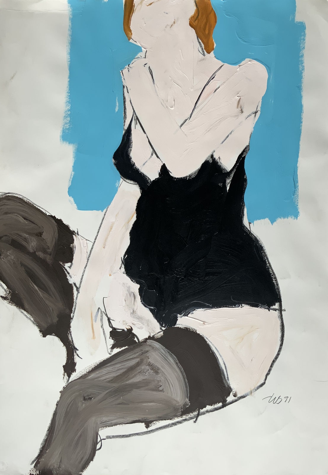 Freeman W. Butts, Blue Window I, 1991