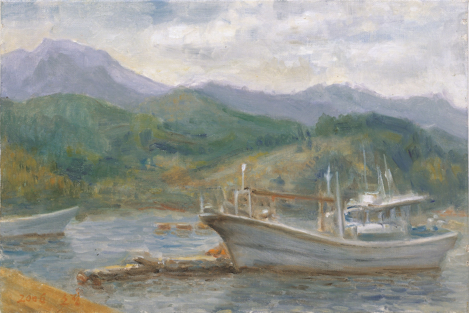 김소정 KIM, So Jeong, 배가 있는 풍경, 2006
