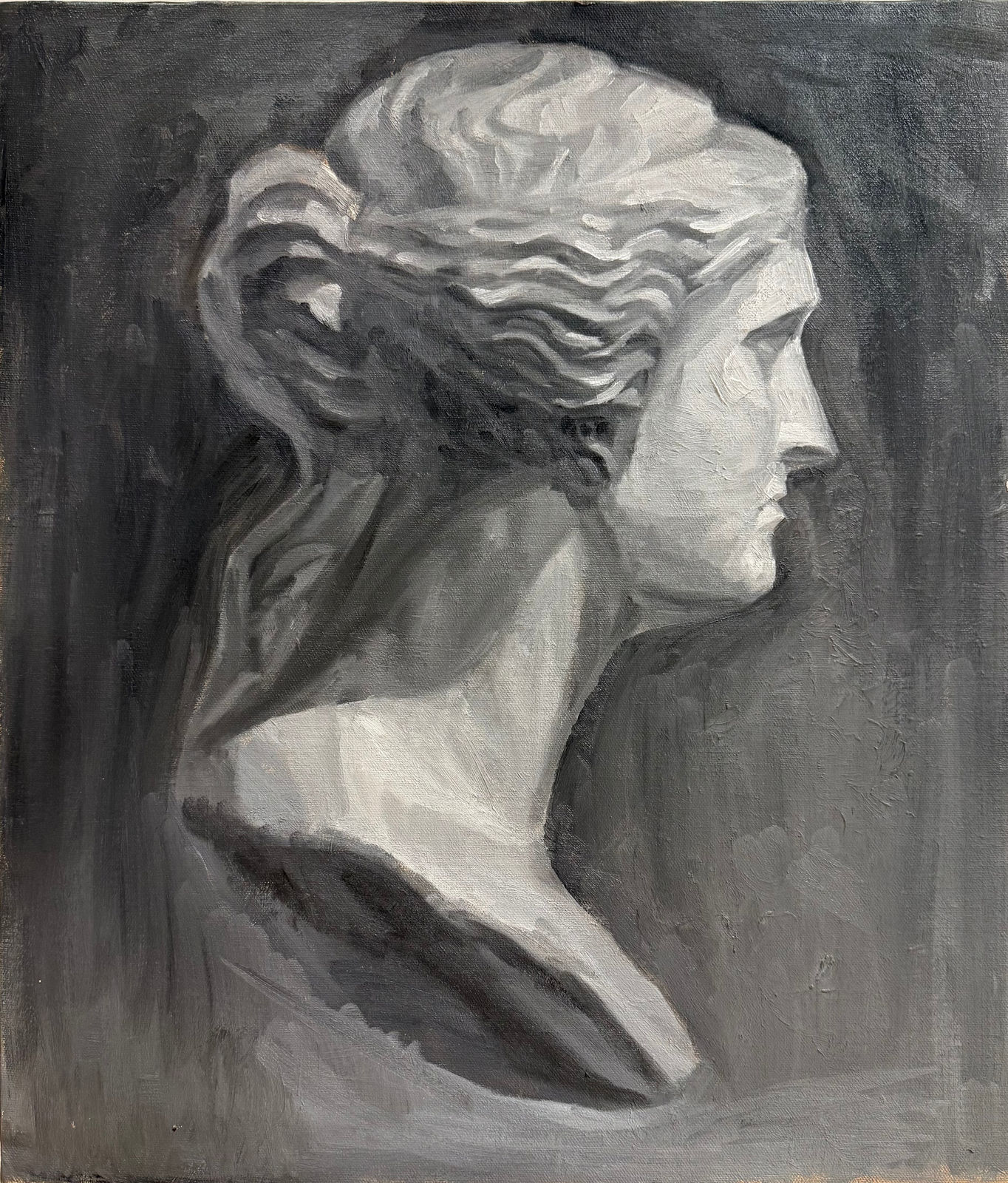 명미진, 그리자이유 언더페인팅