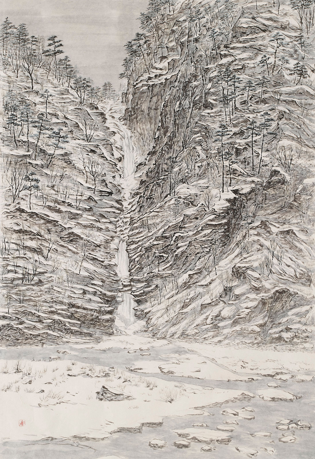 김현정 KIM, Hyun Jeong, 겨울 오장폭포