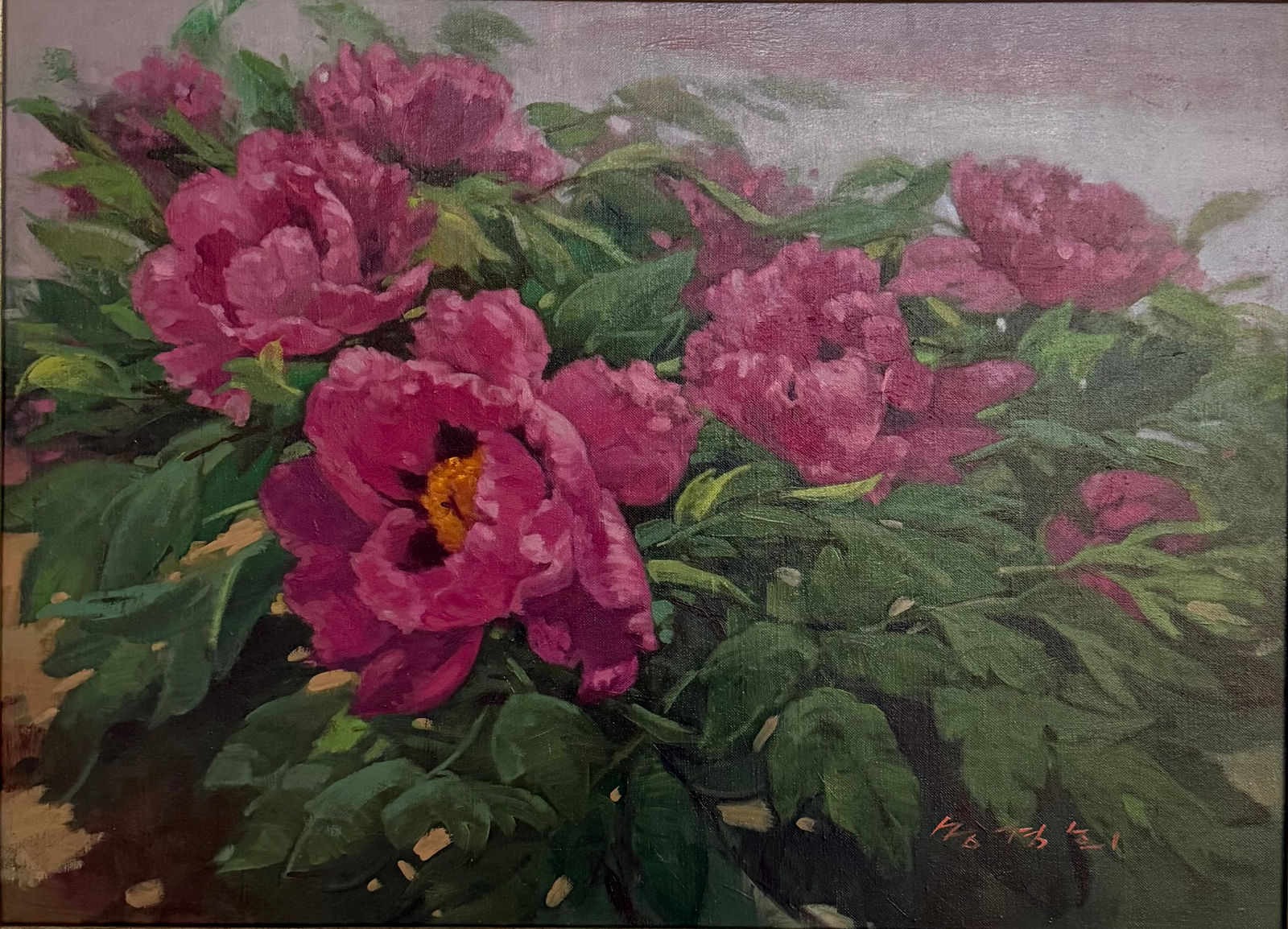 송경희, 강화 의 분홍 모란, 2010