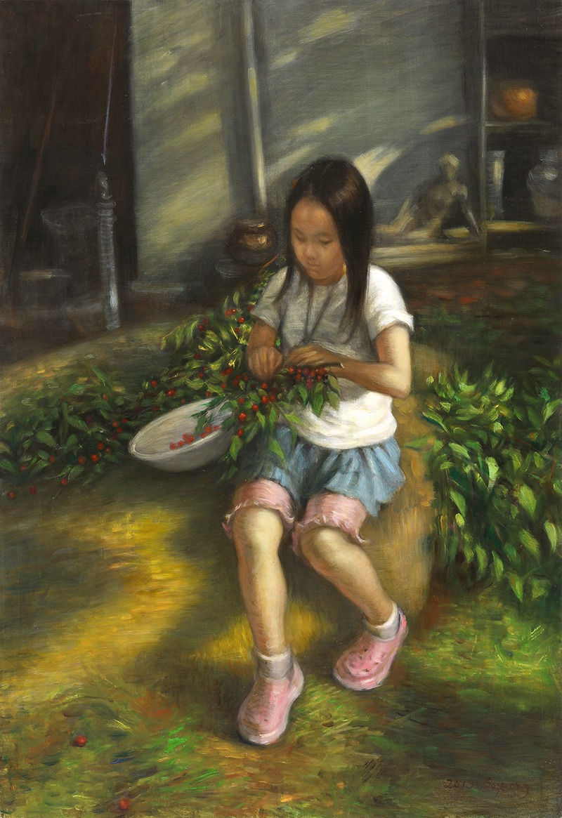 김소정 KIM, So Jeong, 앵두 수확, 2019