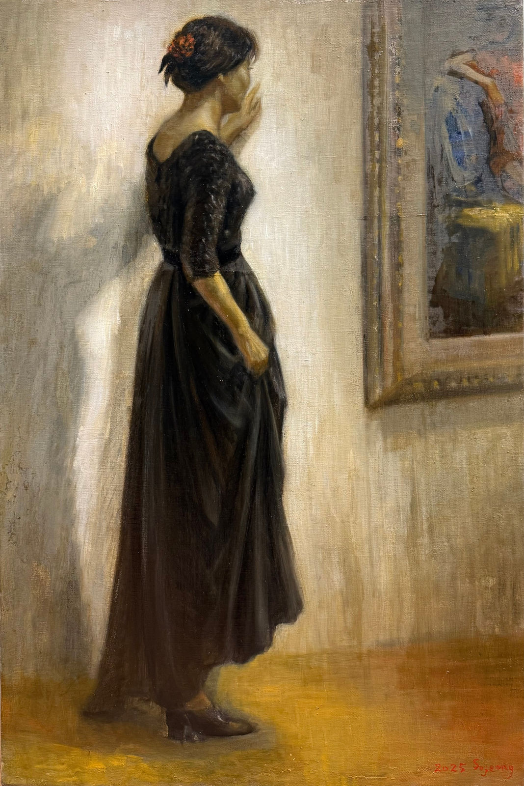 김소정 KIM, So Jeong, 검은 드레스의 뒷모습, 2024