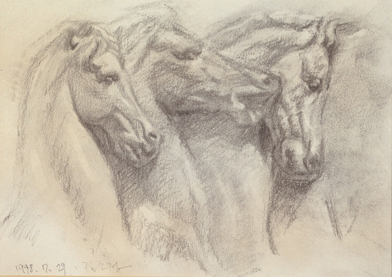 김소정 KIM, So Jeong, 말 부조 스케치, 1998