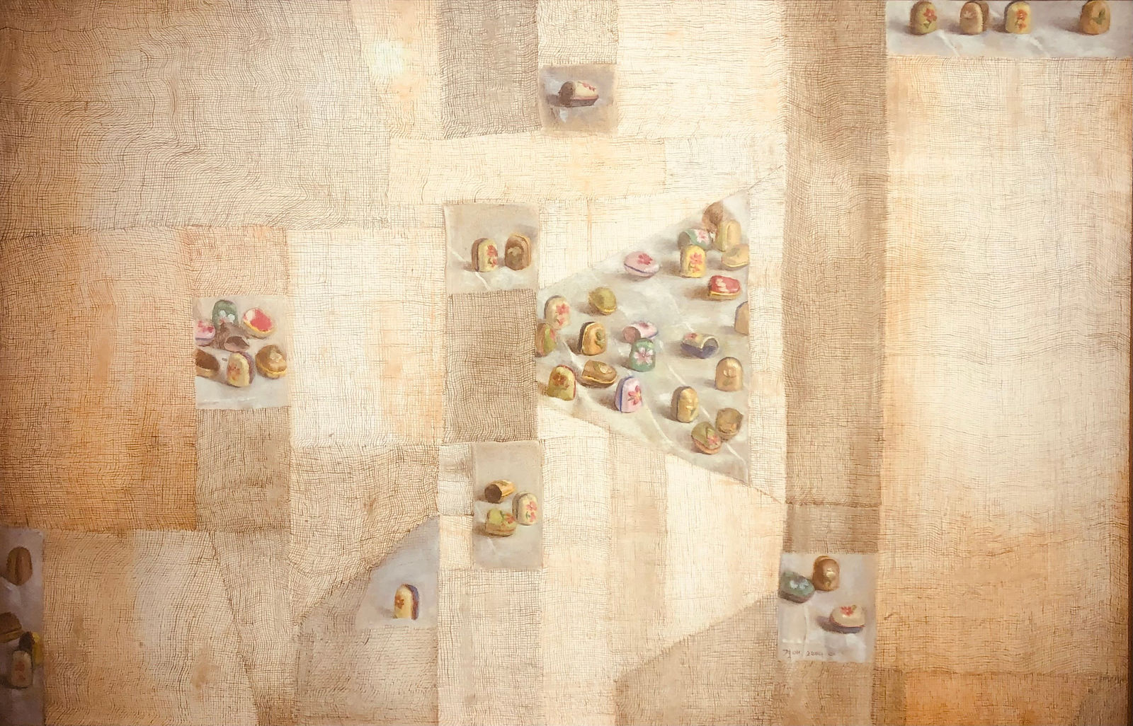 민경애 Min, Kyung Ae, 조각보와 골무(大), 2009