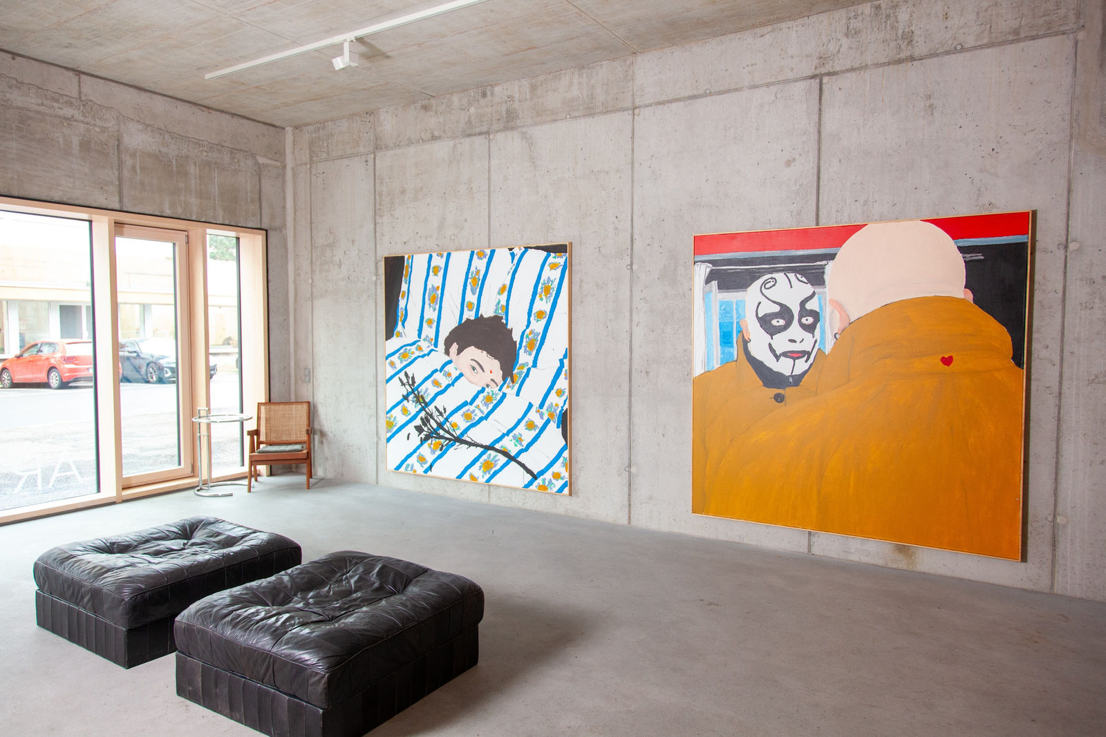 Benni Kakert, Dennis und ich im Spiegelbild (stare down), 2023