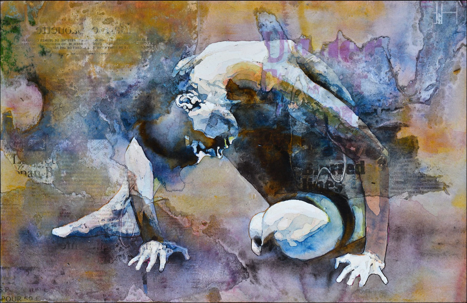 Bruce Clarke, Blurred lines, 2021