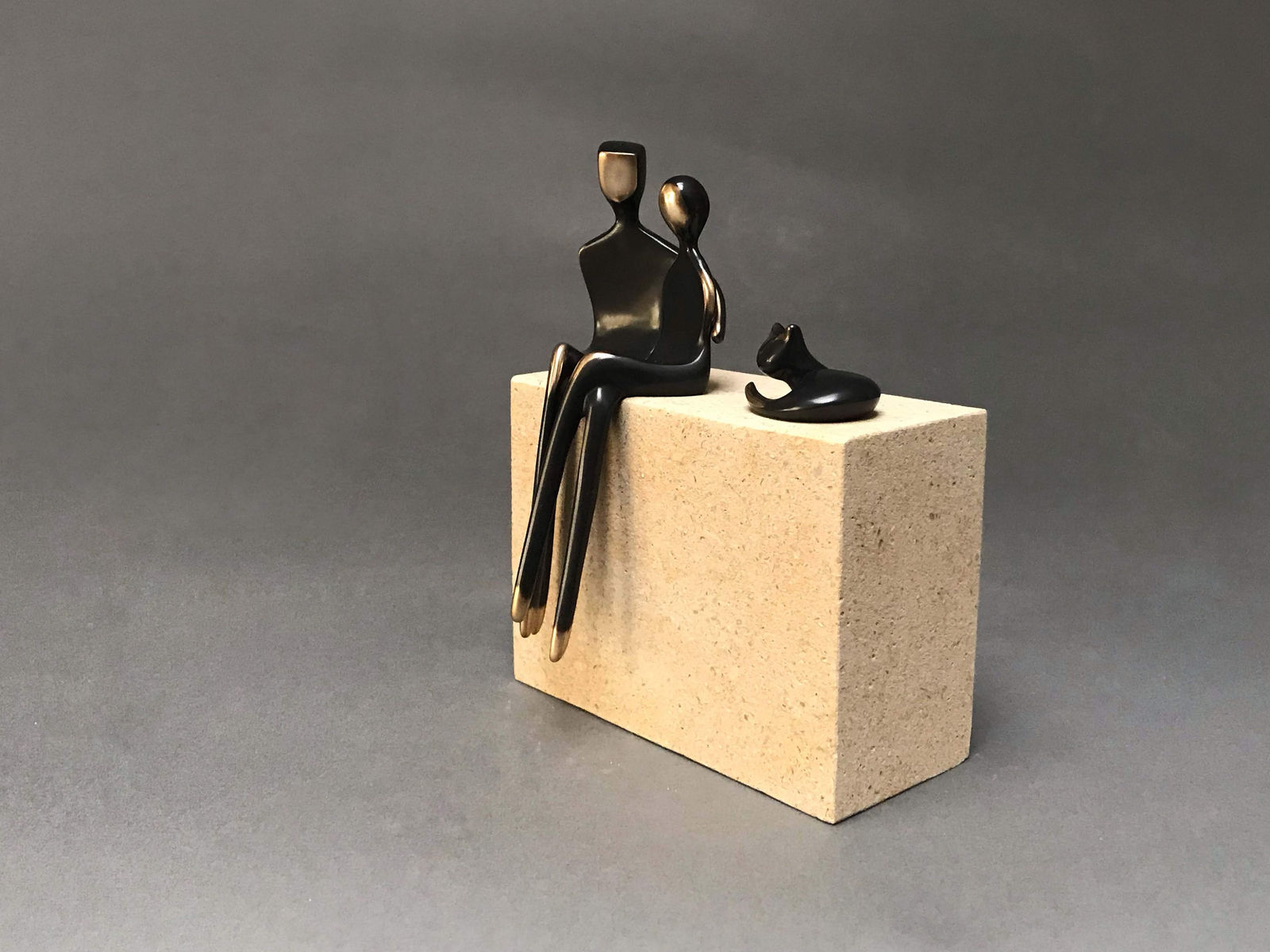 Yenny Cocq, Caress with Cat or Dog