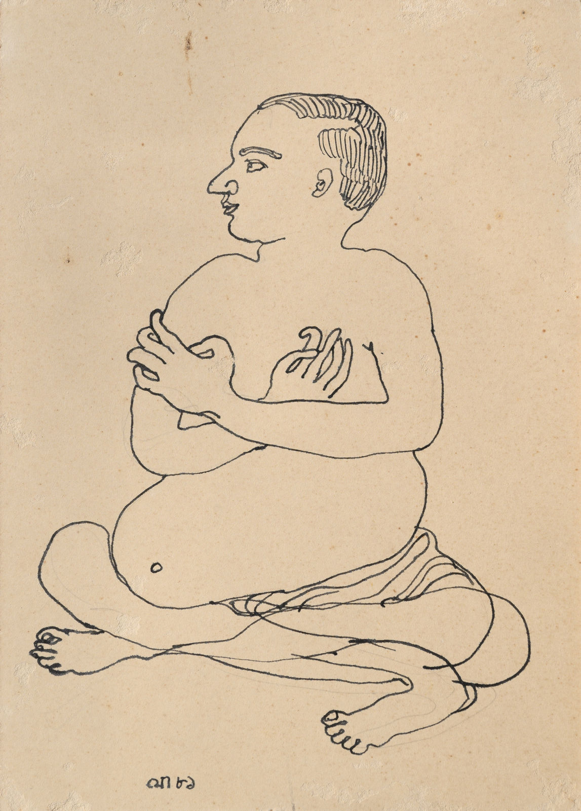 Jogen Chowdhury, Drawing, 1979-83