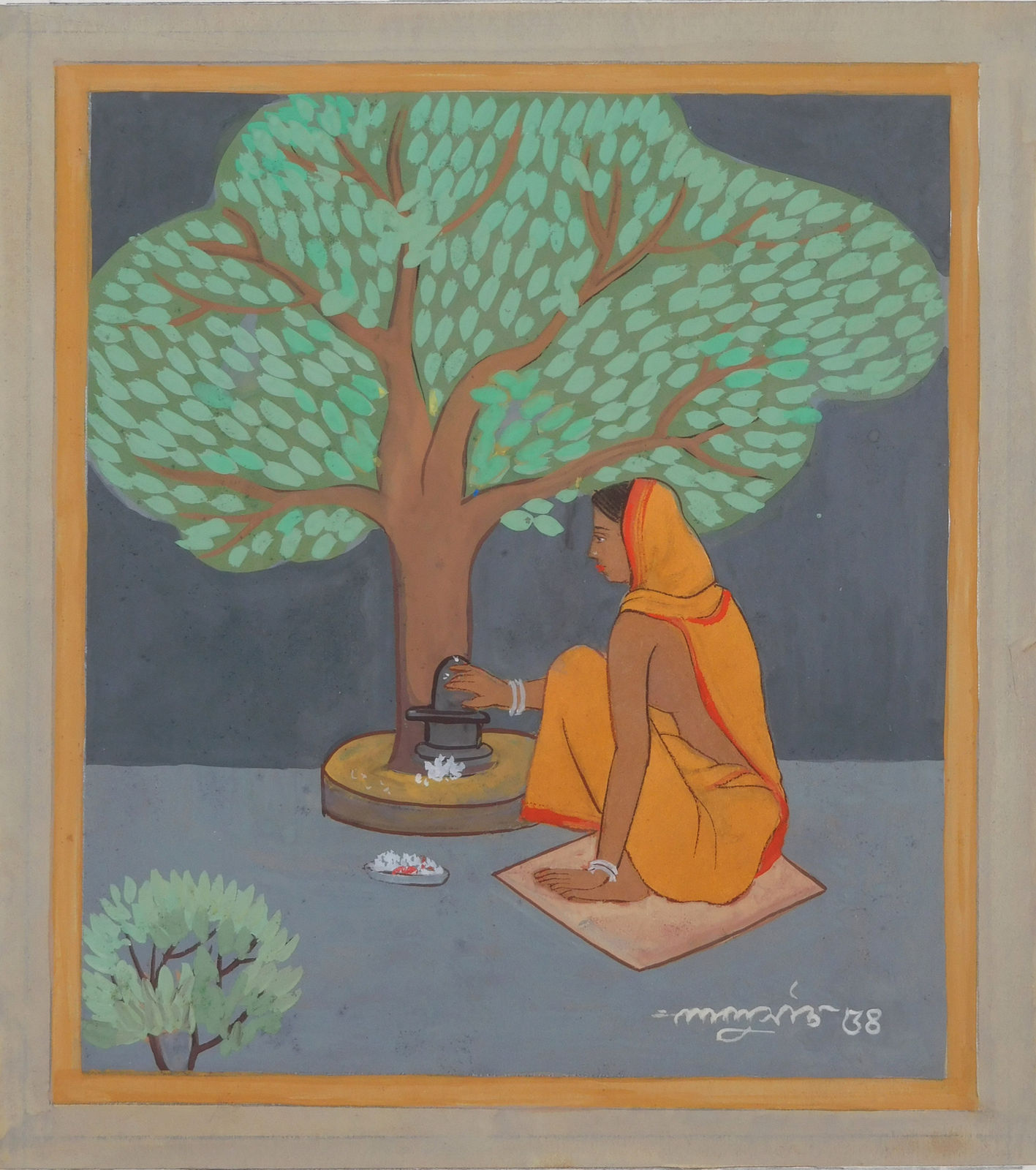 Lalu Prasad Shaw, Untitled, 1954