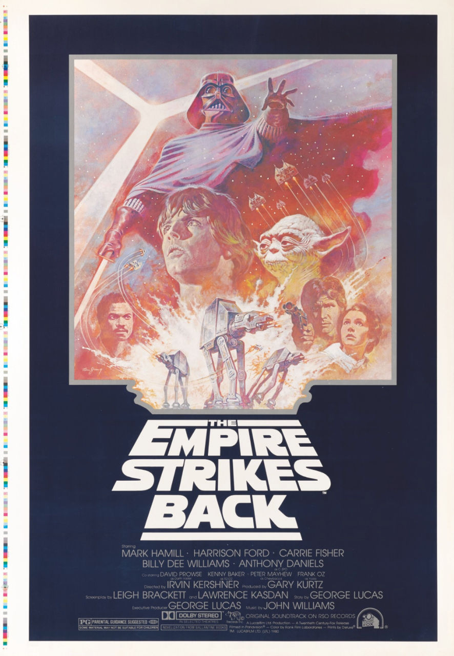 Star Wars, Tom Jung, The Empire Strikes Back (1980). Re-release Printer's Proof, 1981