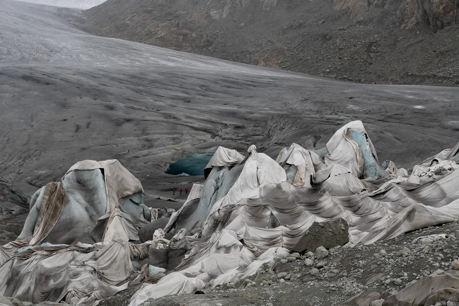 Bernard Garo, Le glacier en lambeaux, 2023