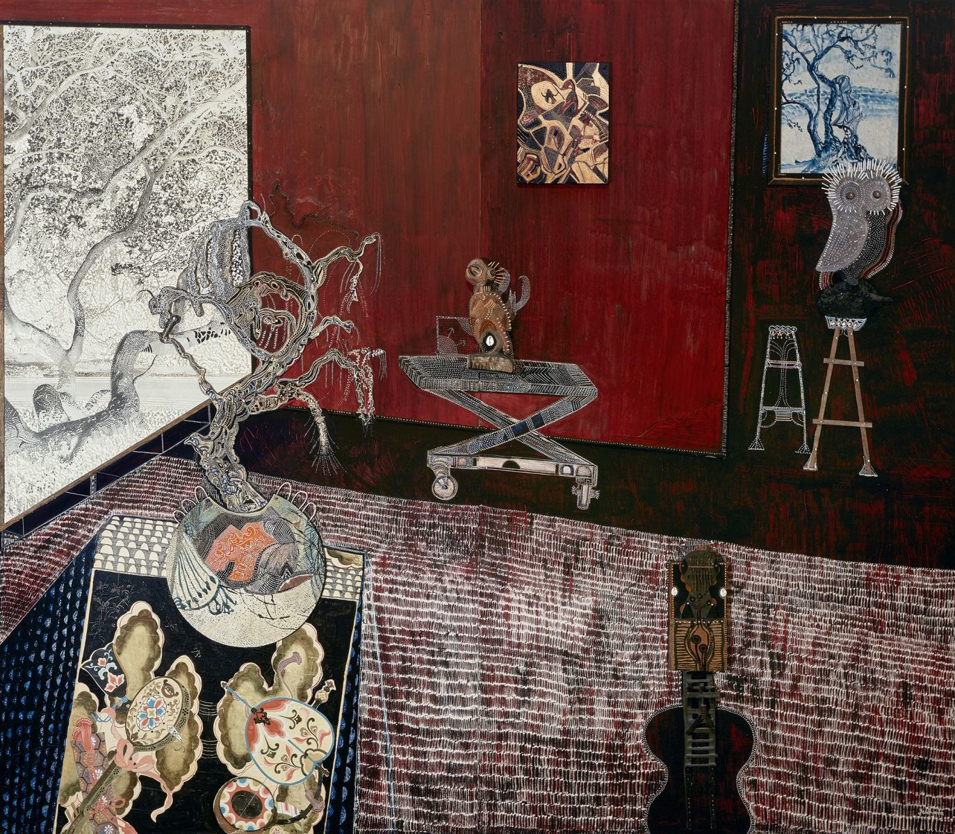 Joshua Yeldham, Studio Still Life – After Kyoto, 2017