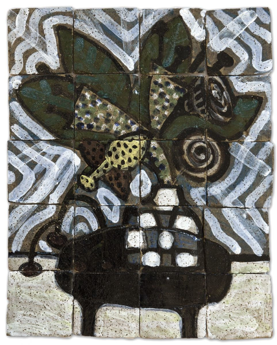 John Baird, Tiled Floral, 2016