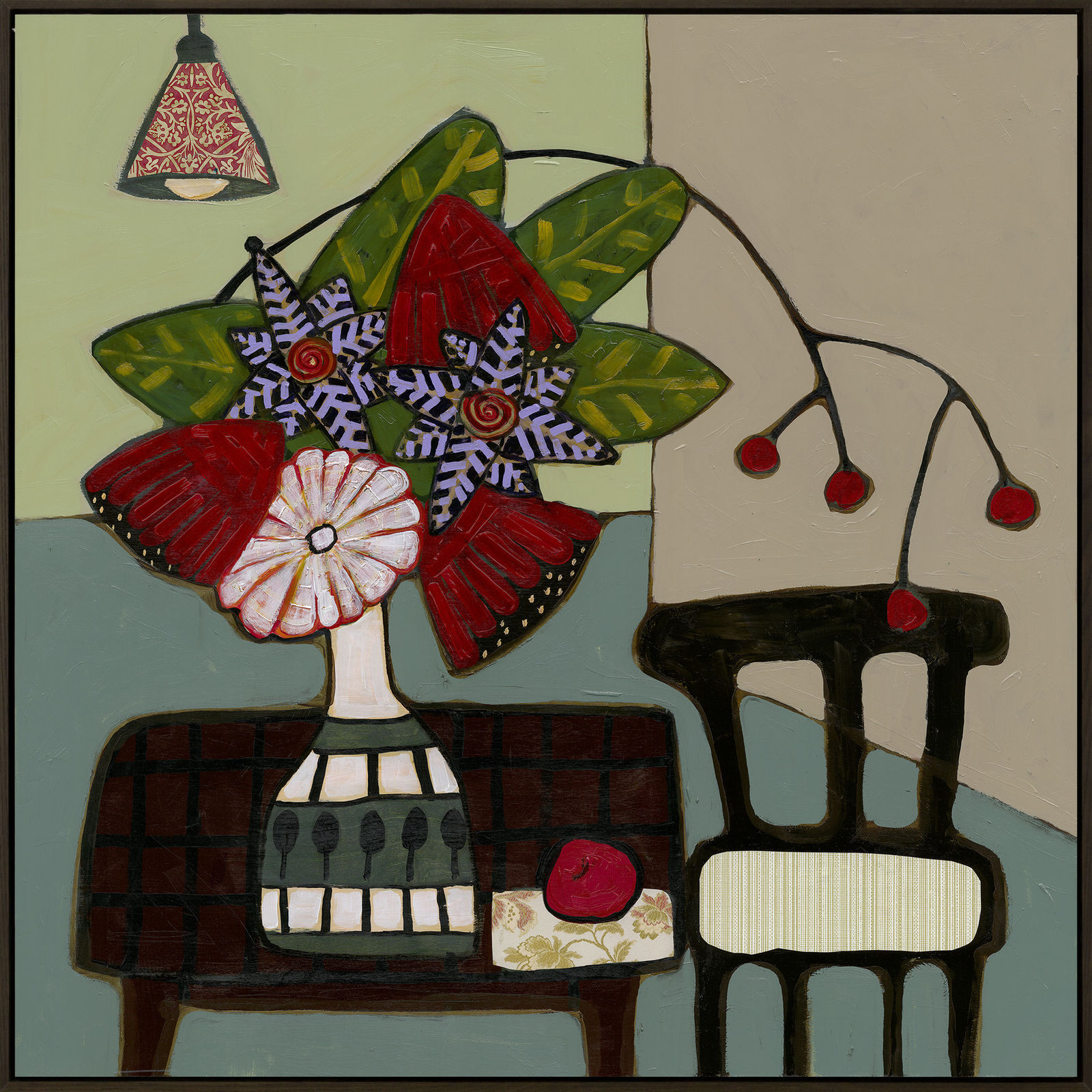 John Baird, Interior with Apple, 2025