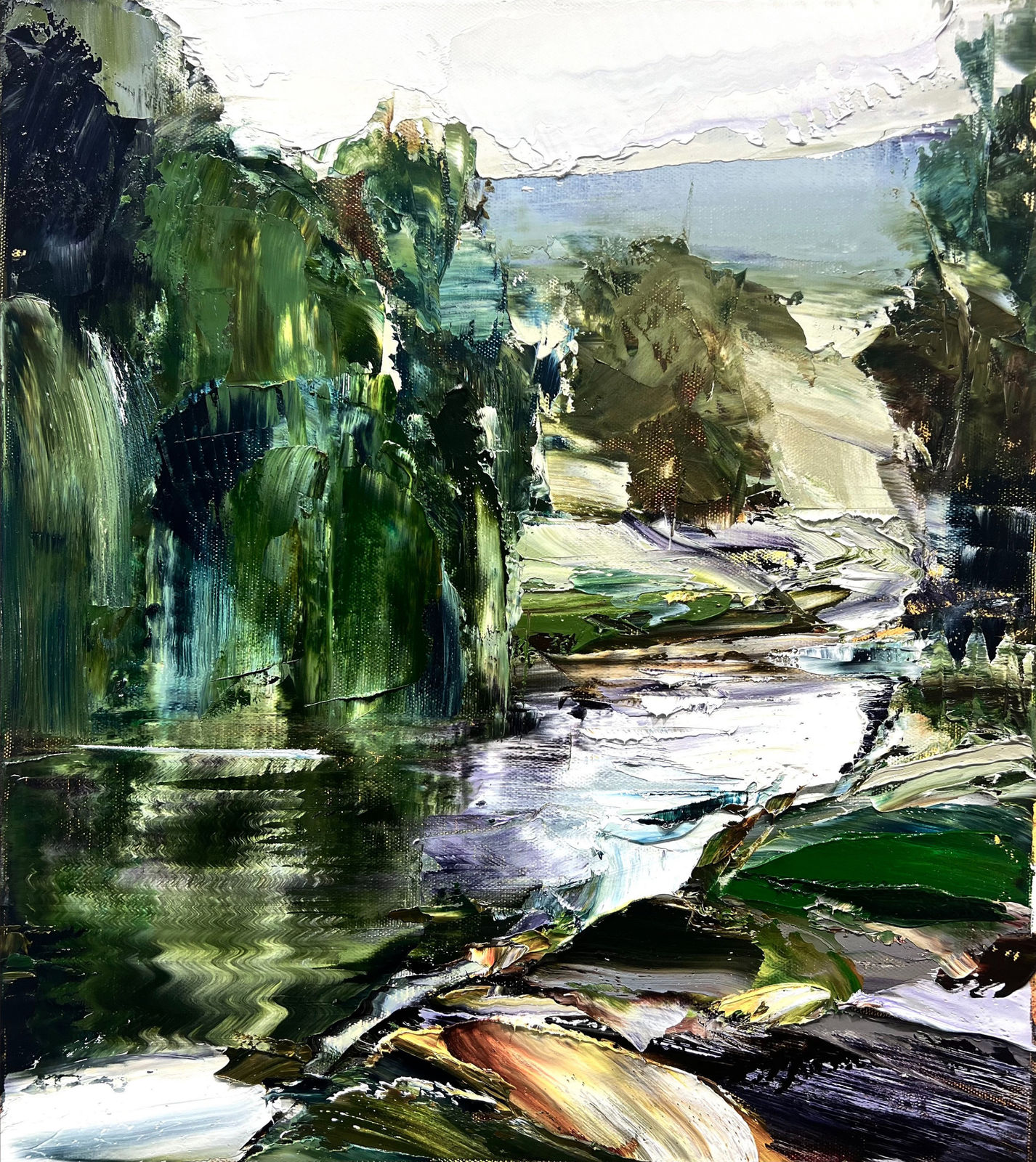 Aaron Kinnane, River Studies — Giro Station, 2024