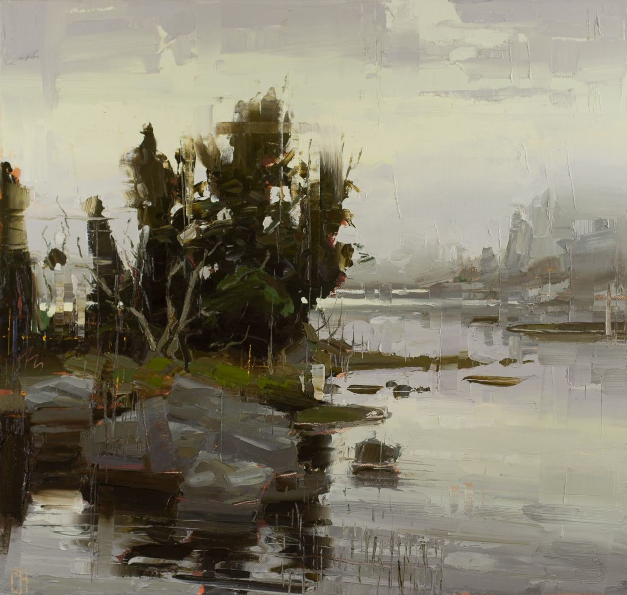 Clifford How, The Ancient Tarn Held My Gaze, 2020