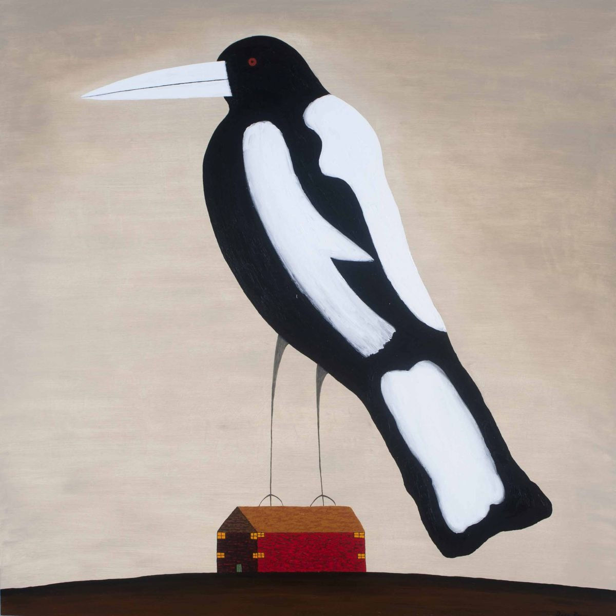 Dean Bowen, Giant Magpie, 2016