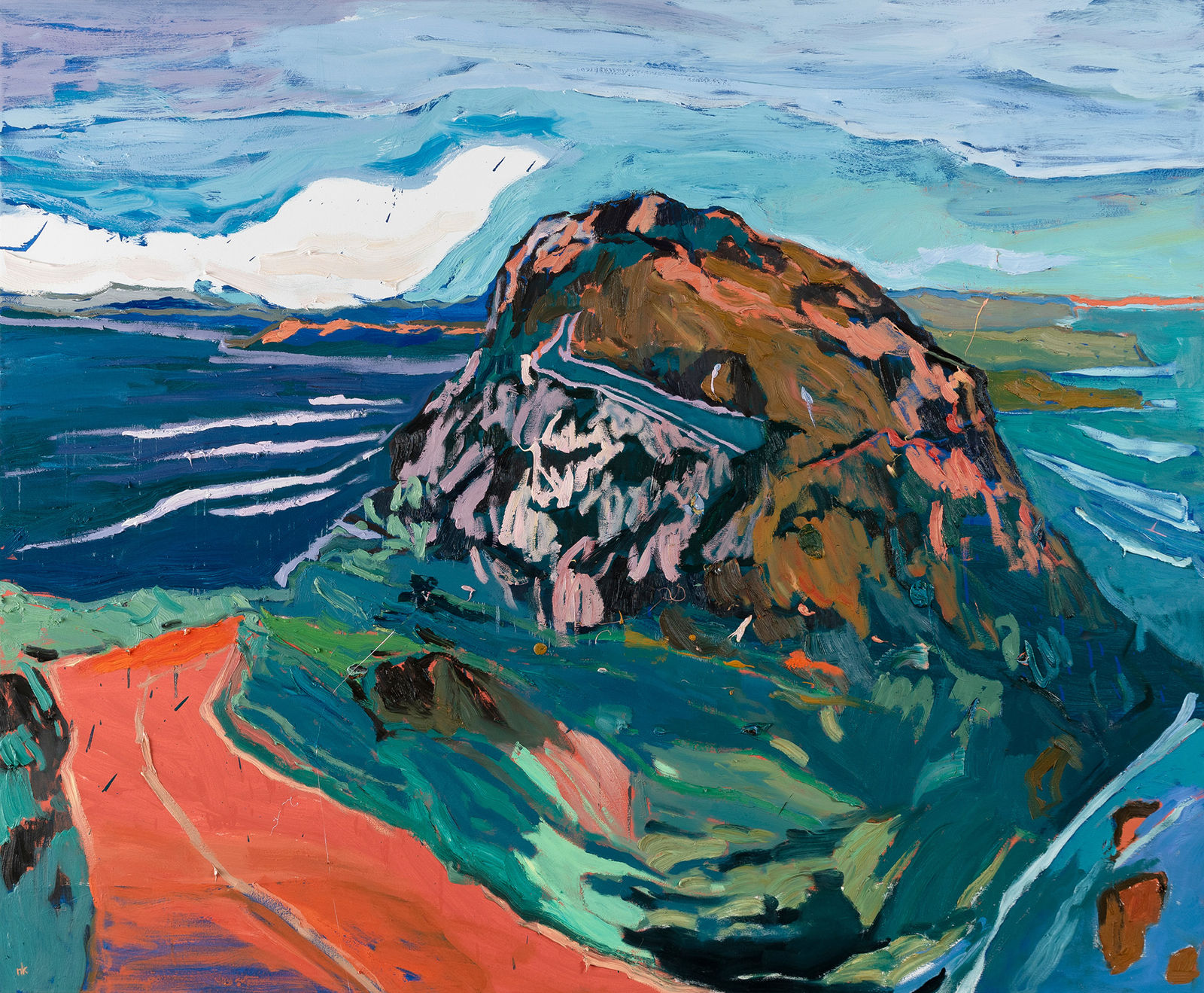 Nicole Kelly, Orange path, 2024