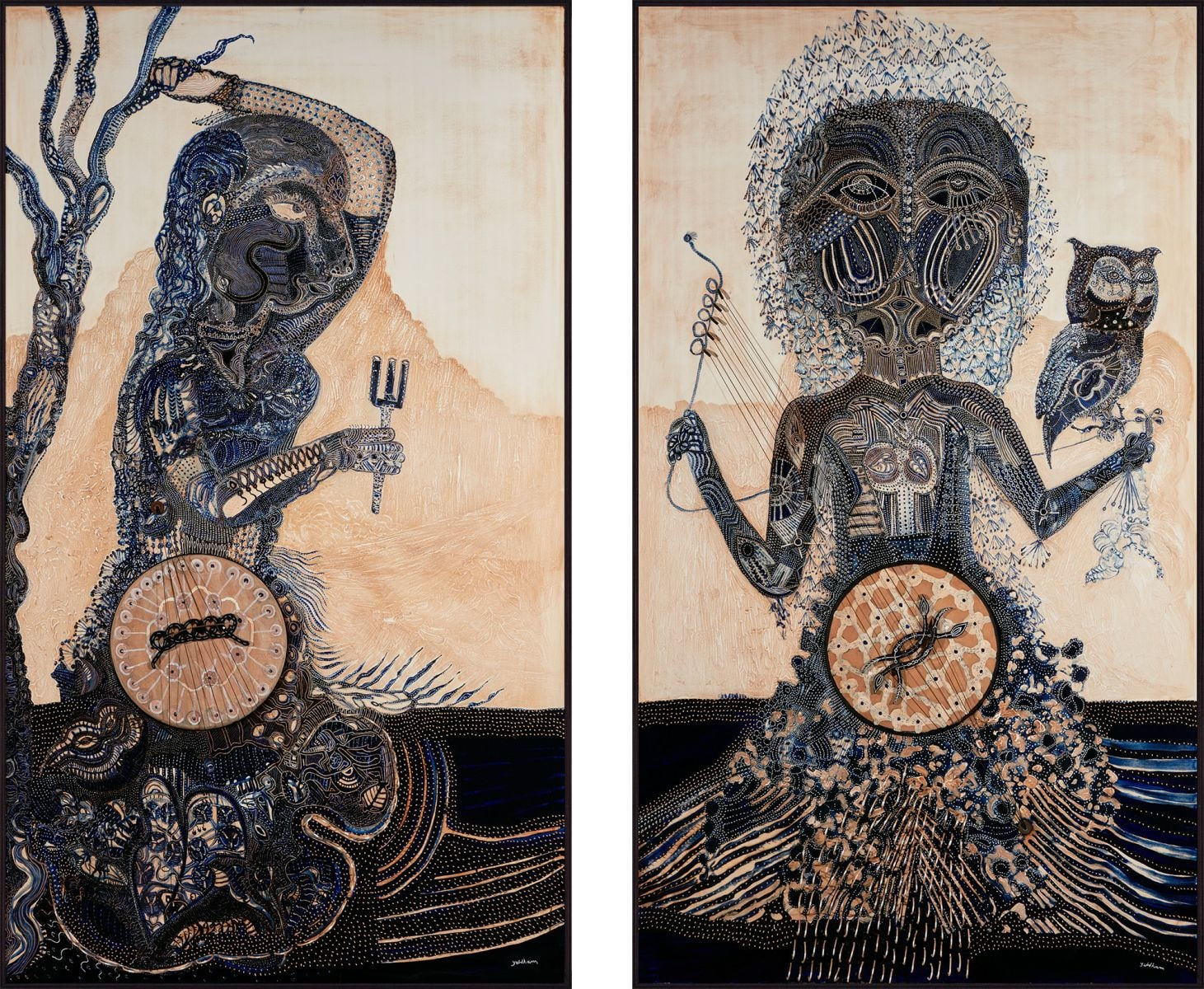 Joshua Yeldham, River Diviners, 2021