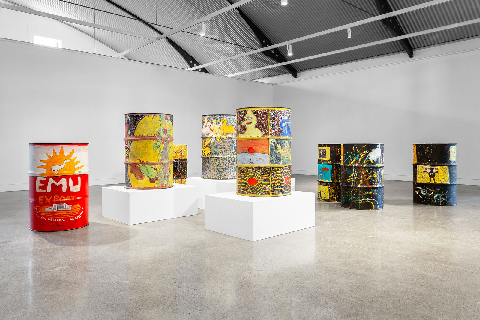 John Prince Siddon, Dreamtime Disco Drum I – VIII, 2023