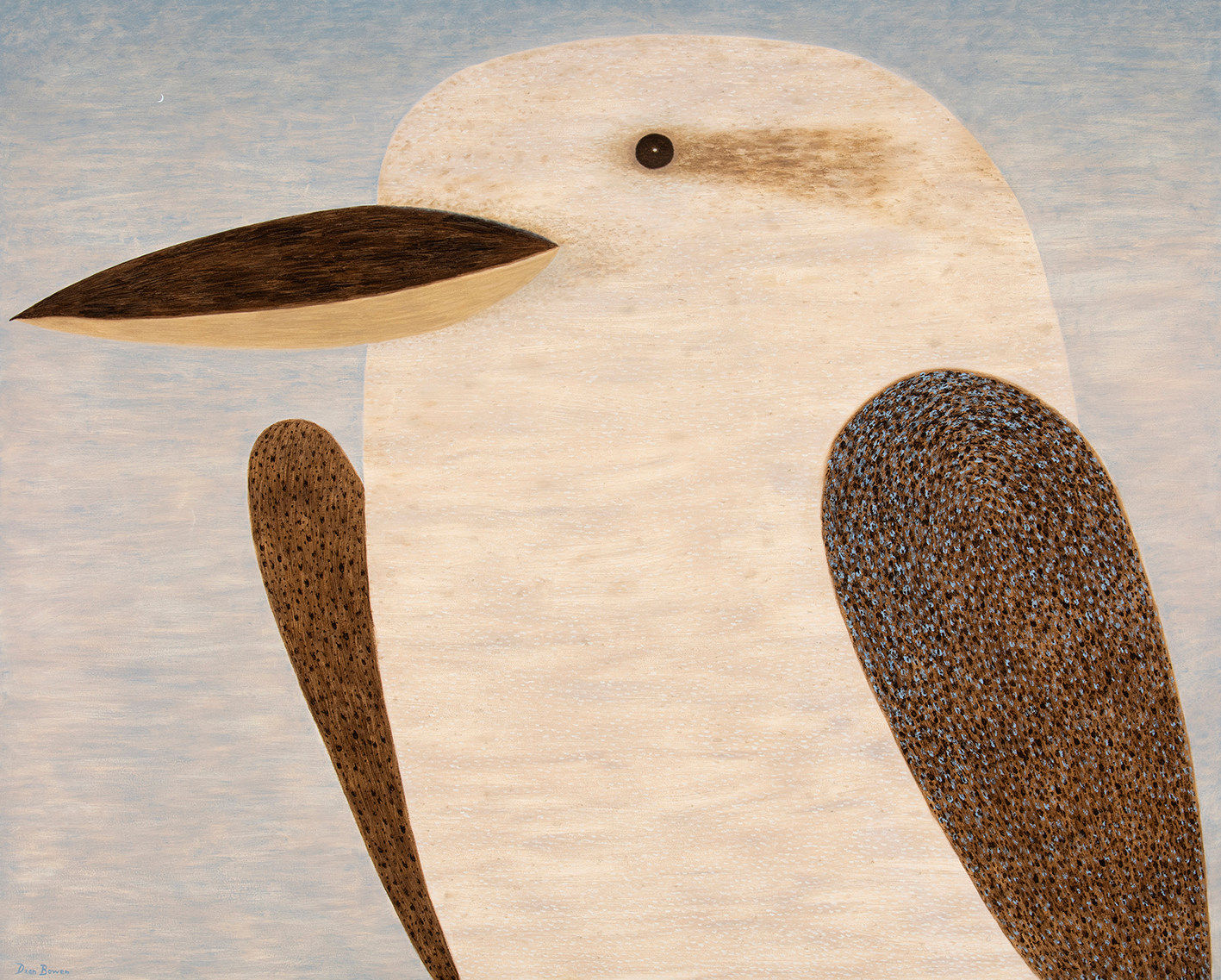 Dean Bowen, Kookaburra (Blue Wing), 2024