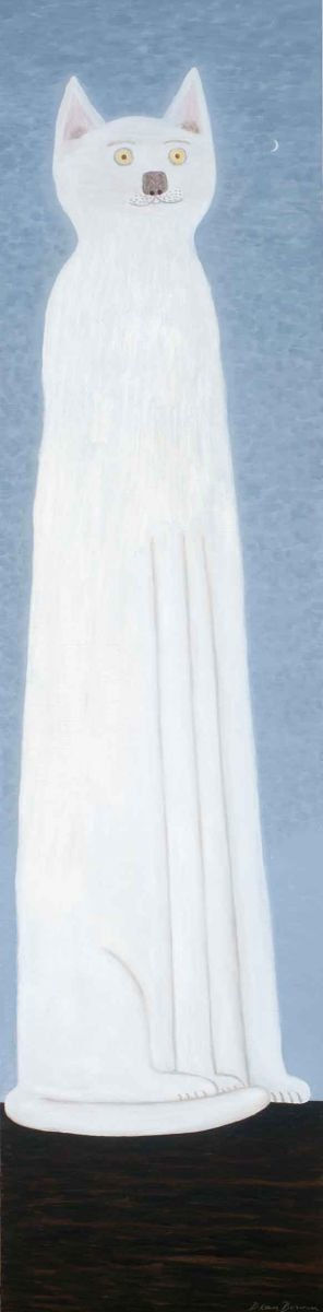 Dean Bowen, Cat Watching the Moon, 2015