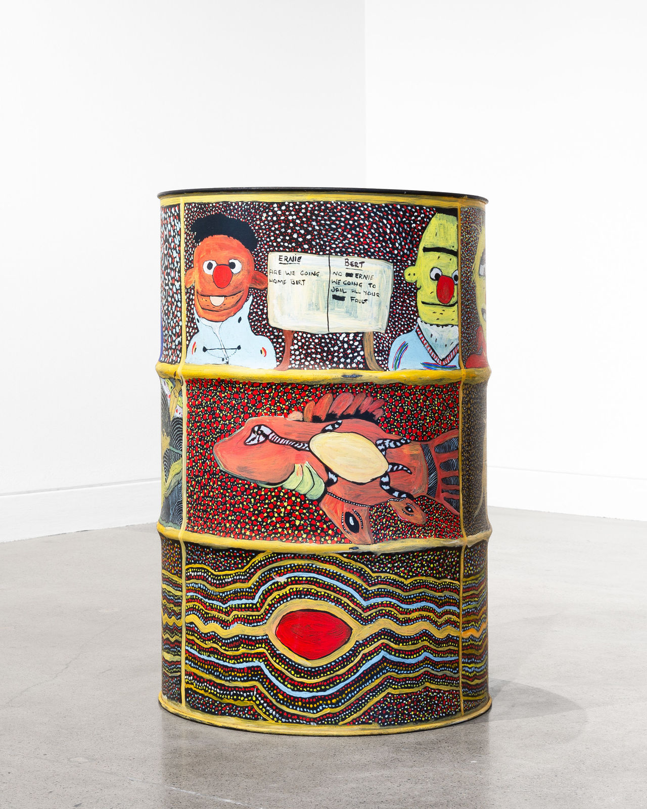 John Prince Siddon, Dreamtime Disco Drum I – VIII, 2023