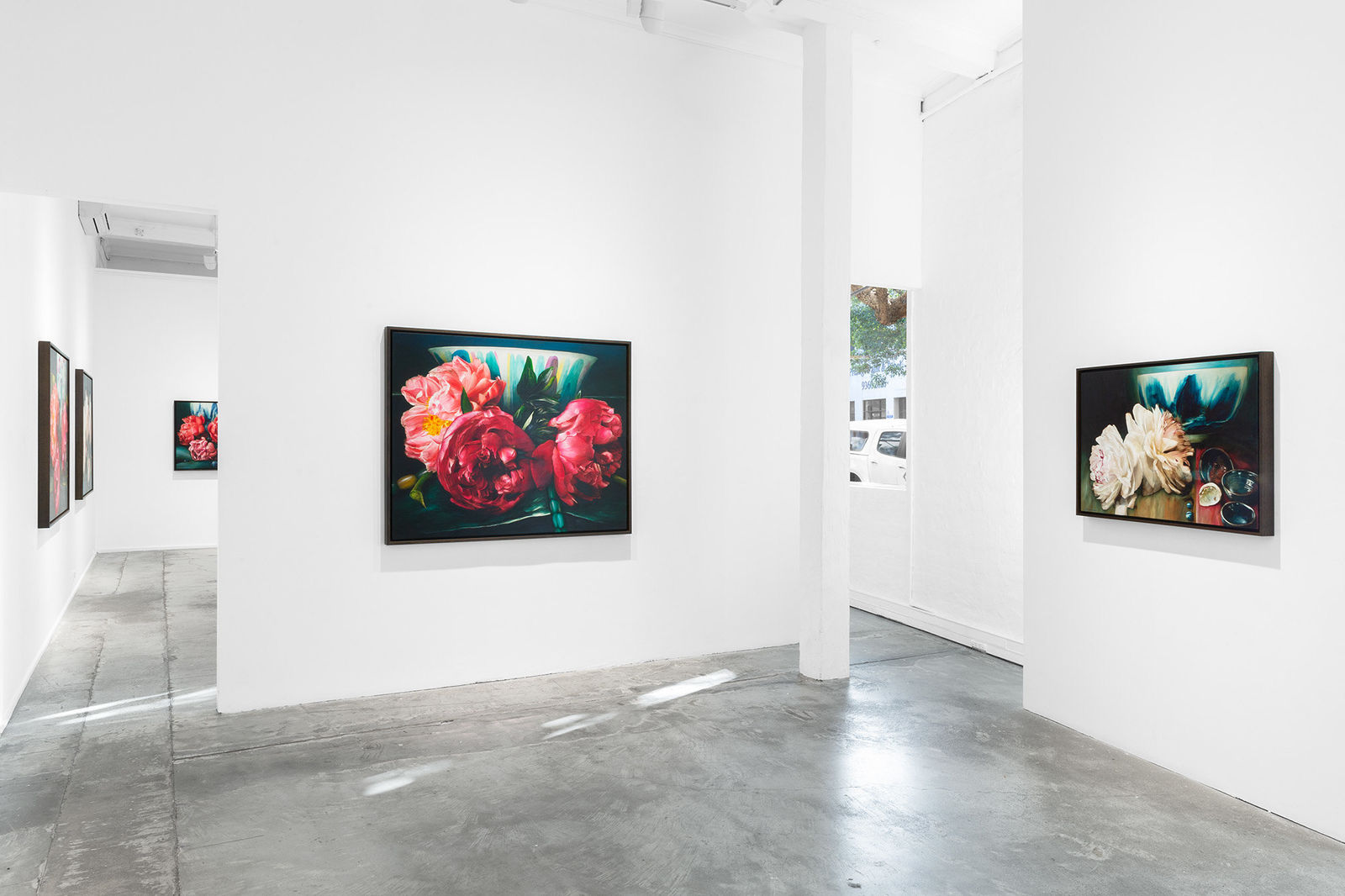Dean Home, Red Peonies at the Gate, 2023