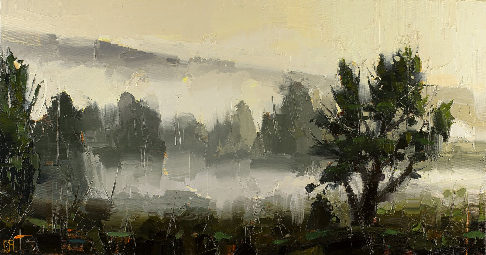 Clifford How, The Land Forms Gradually Emerged, 2022