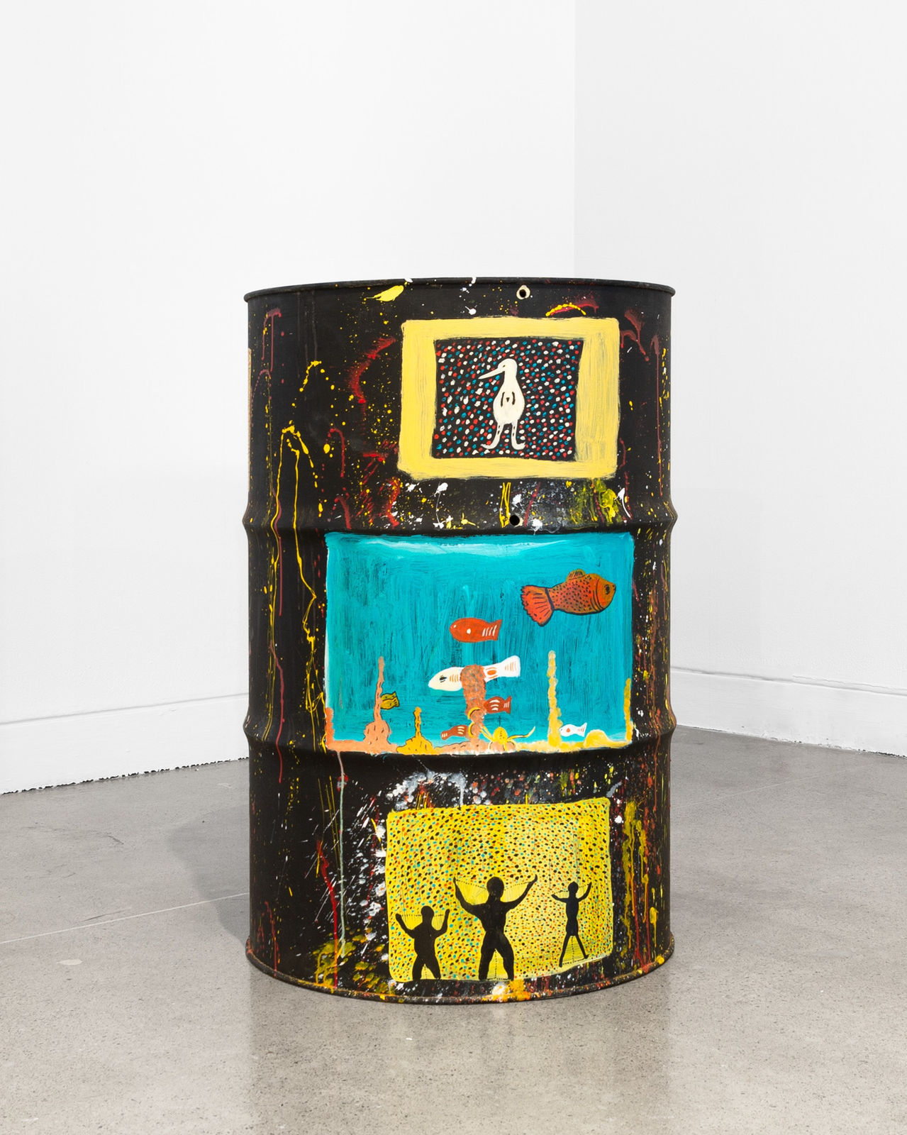 John Prince Siddon, Dreamtime Disco Drum I – VIII, 2023