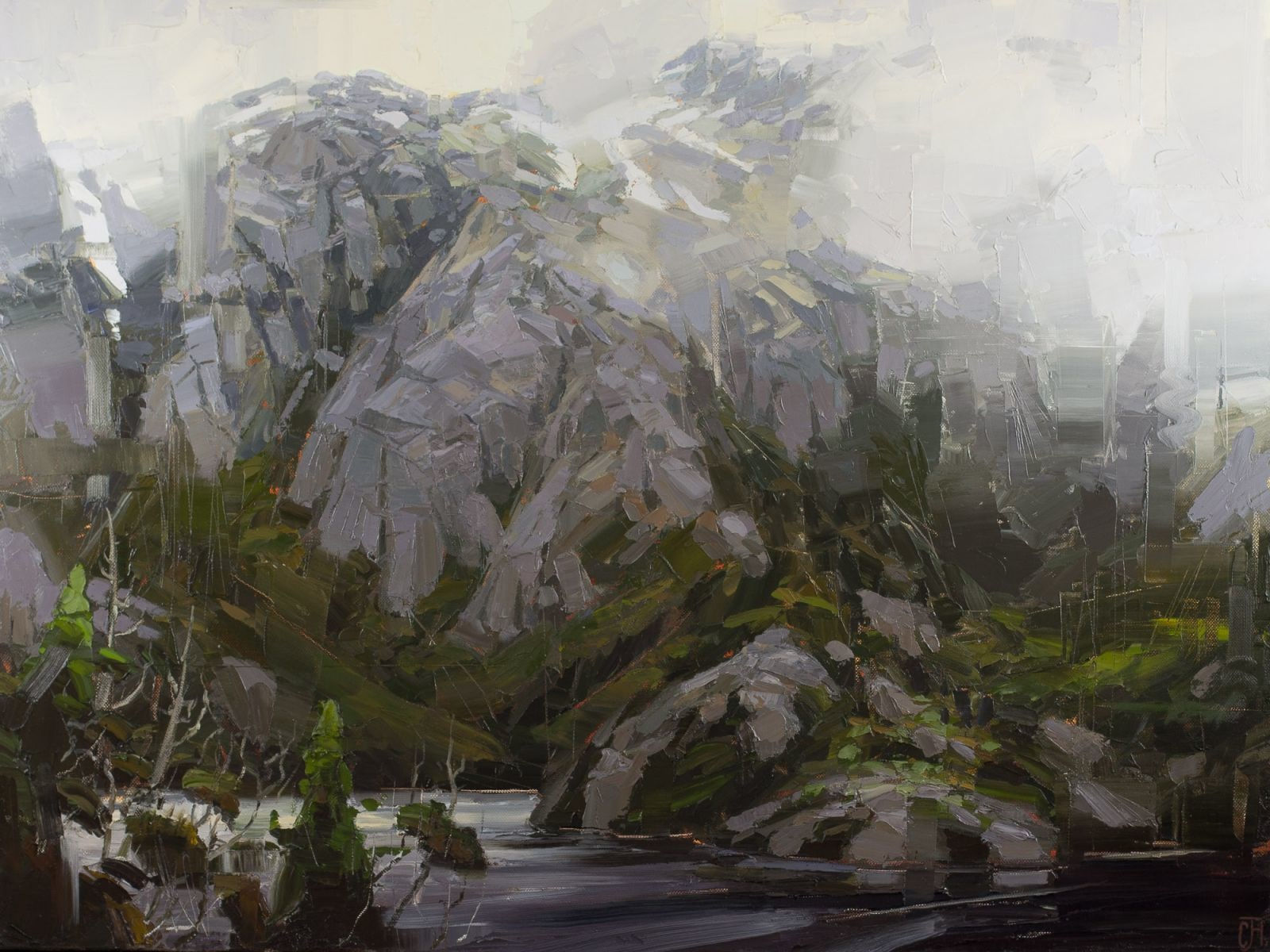 Clifford How, I Watched as the Ancient Face Disappeared, 2020