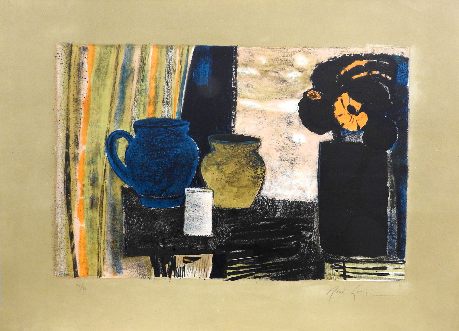 René GENIS, Soucis à la fenetre, 1970