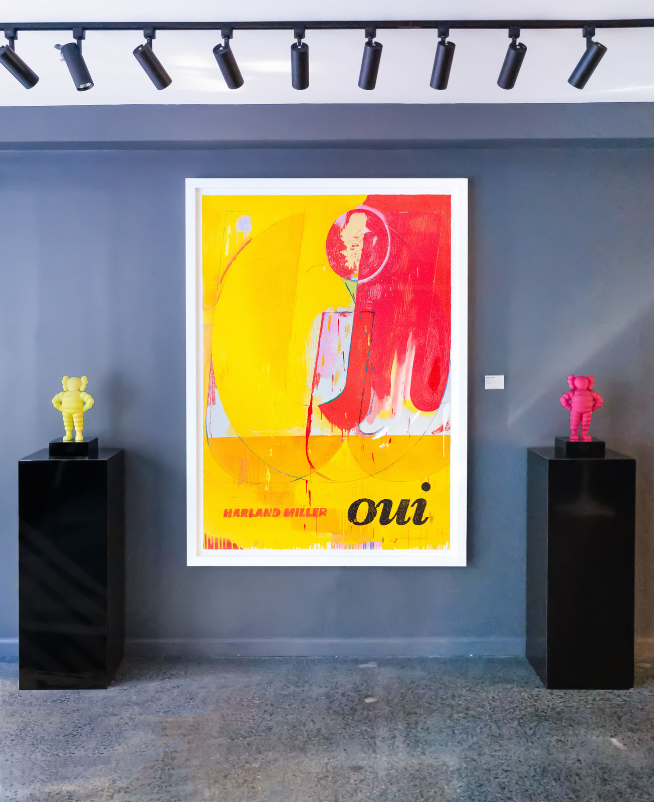 Harland Miller, 'OUI' Woodcut Abstract Print, 2024